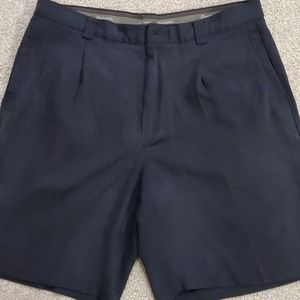 Tommy Bahama black silk shorts